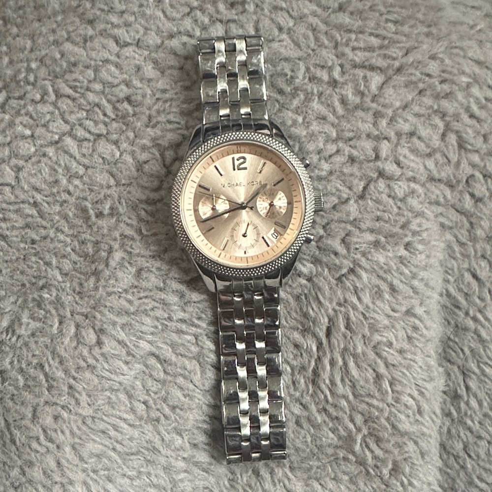 Silver and Michael Kors Gold Watch